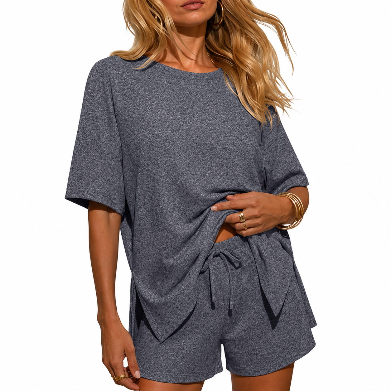 Moisture Wicking Summer Matching Short Outfit Set