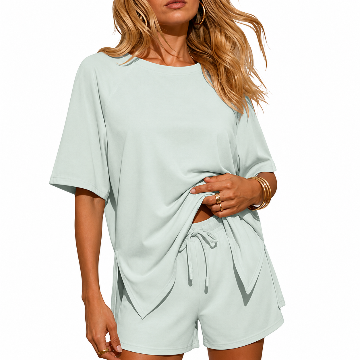 Moisture Wicking Summer Matching Short Outfit Set