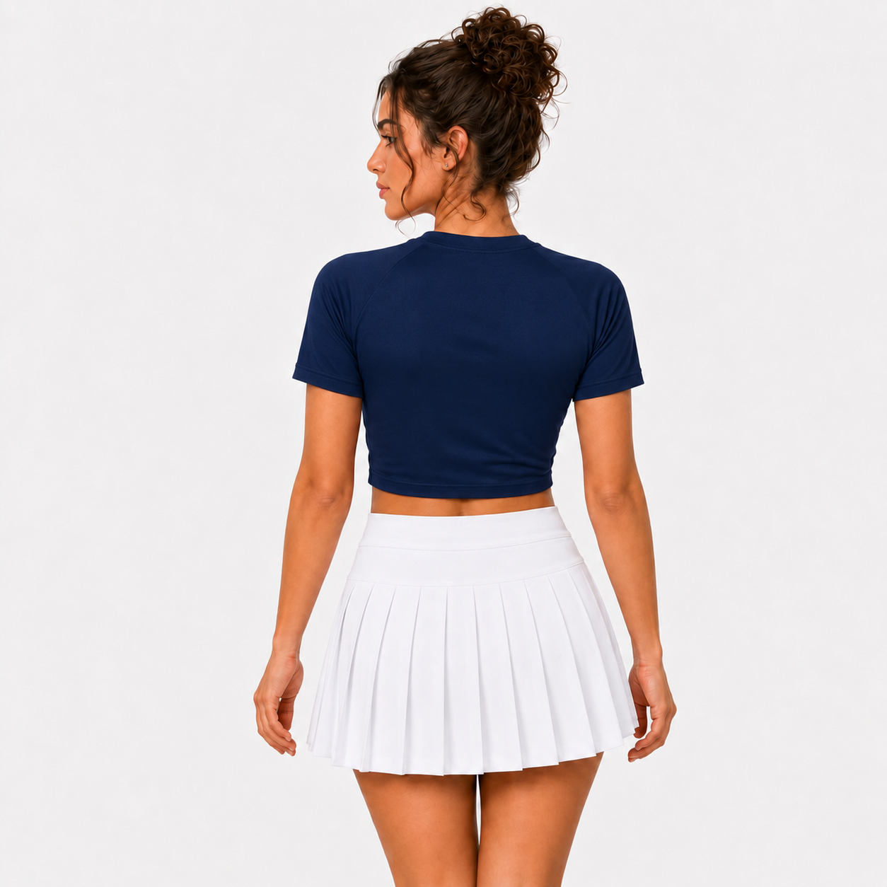Detroit Tigers Baseball Team Printed Two Piece Top And Skirt Set For Women