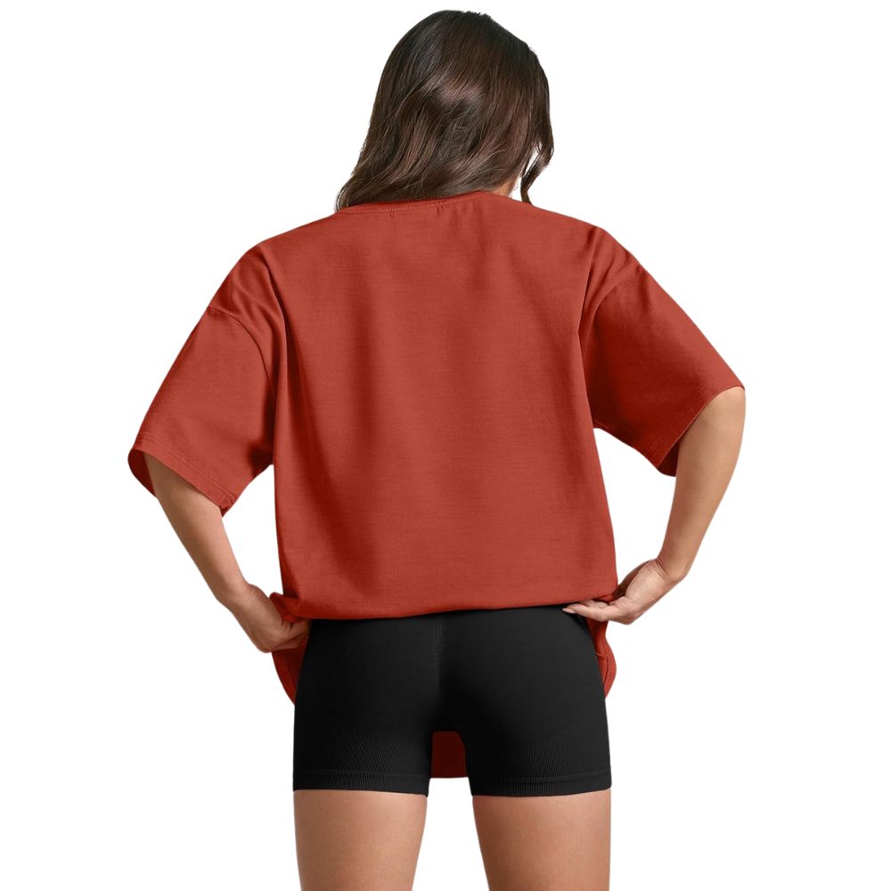 Women's Oversized Summer T Shirts Casual Tops Short Sleeves