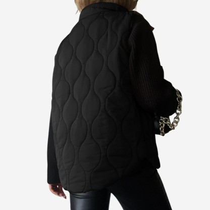 Cropped Puffer Vest for Women