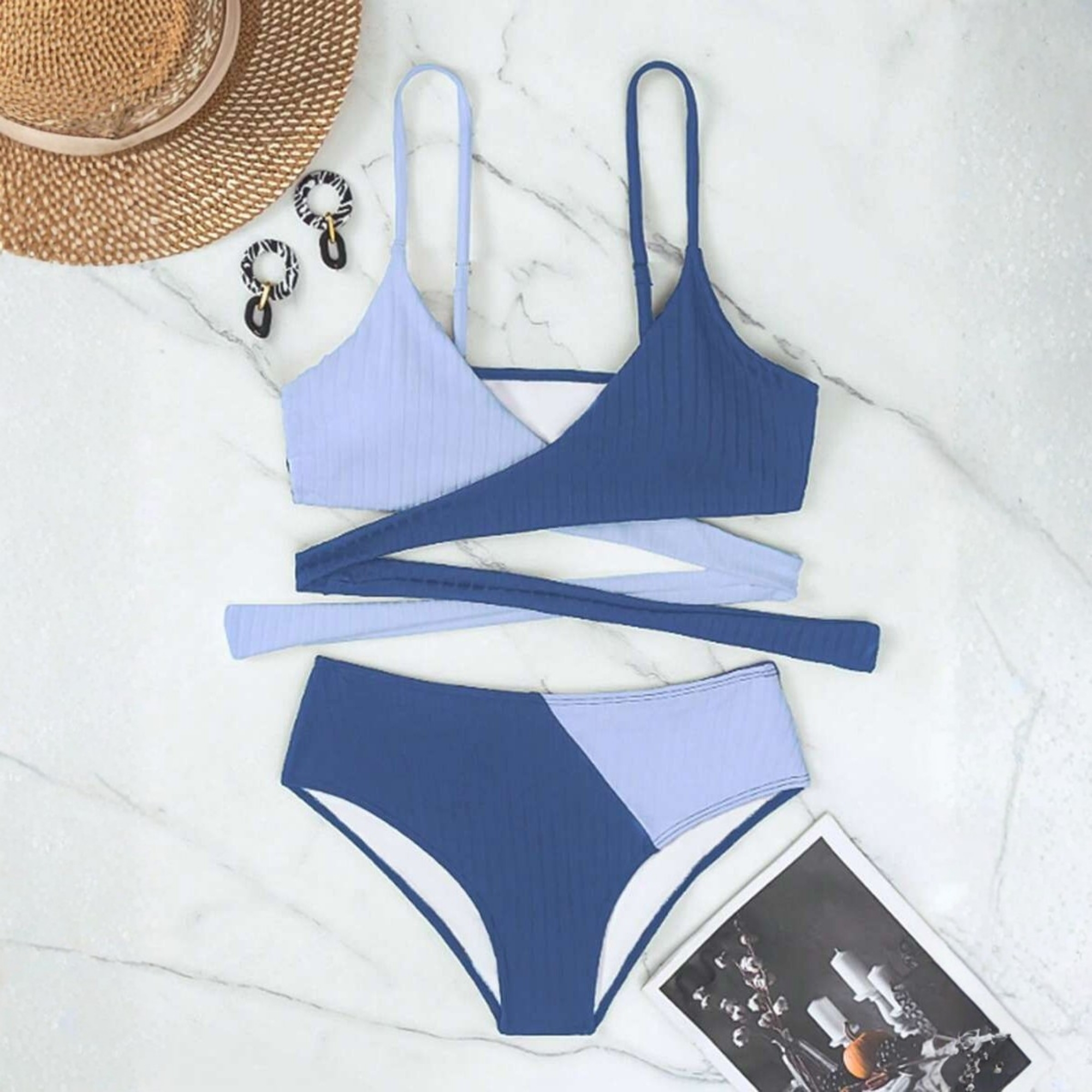 Drawstring Waist Beach Shorts Couples Matching Swimwear