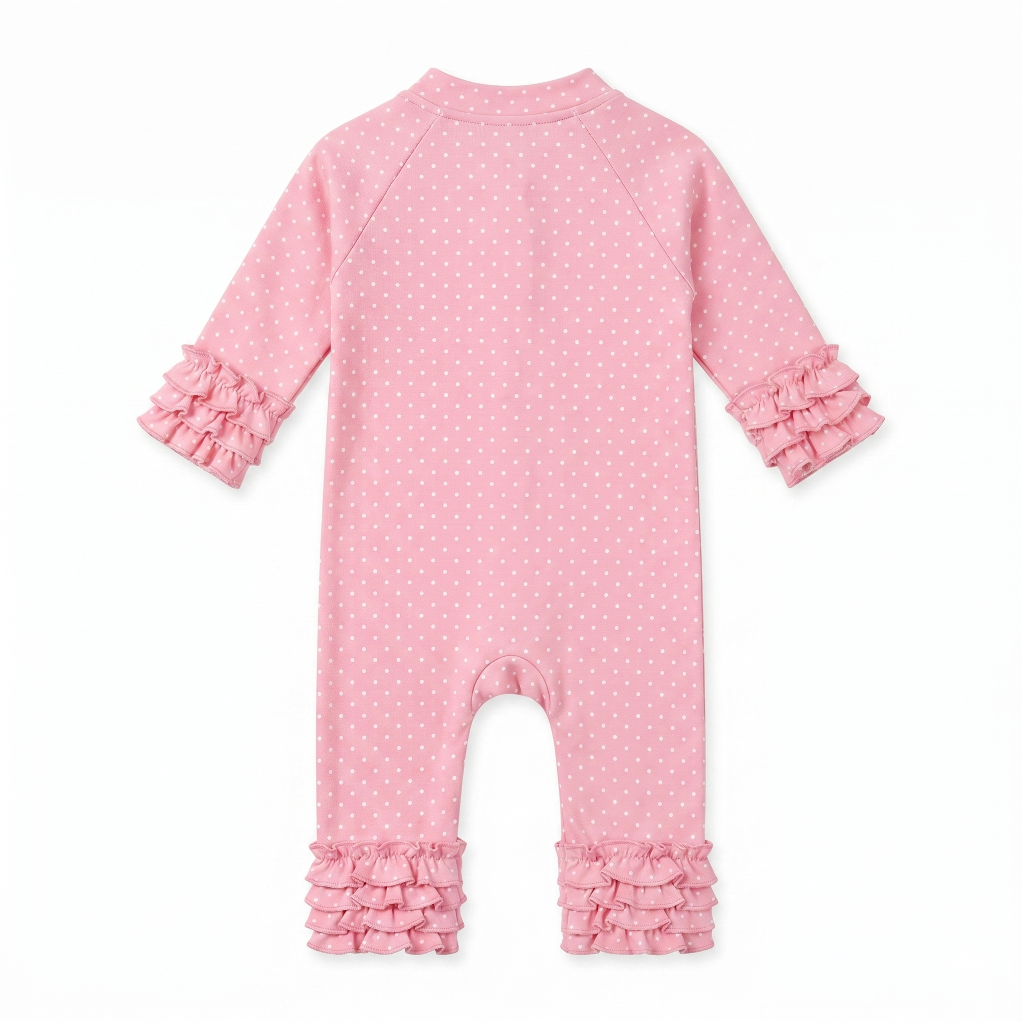 Long Sleeve Zip Closure Swimwear Romper Suit For Kids