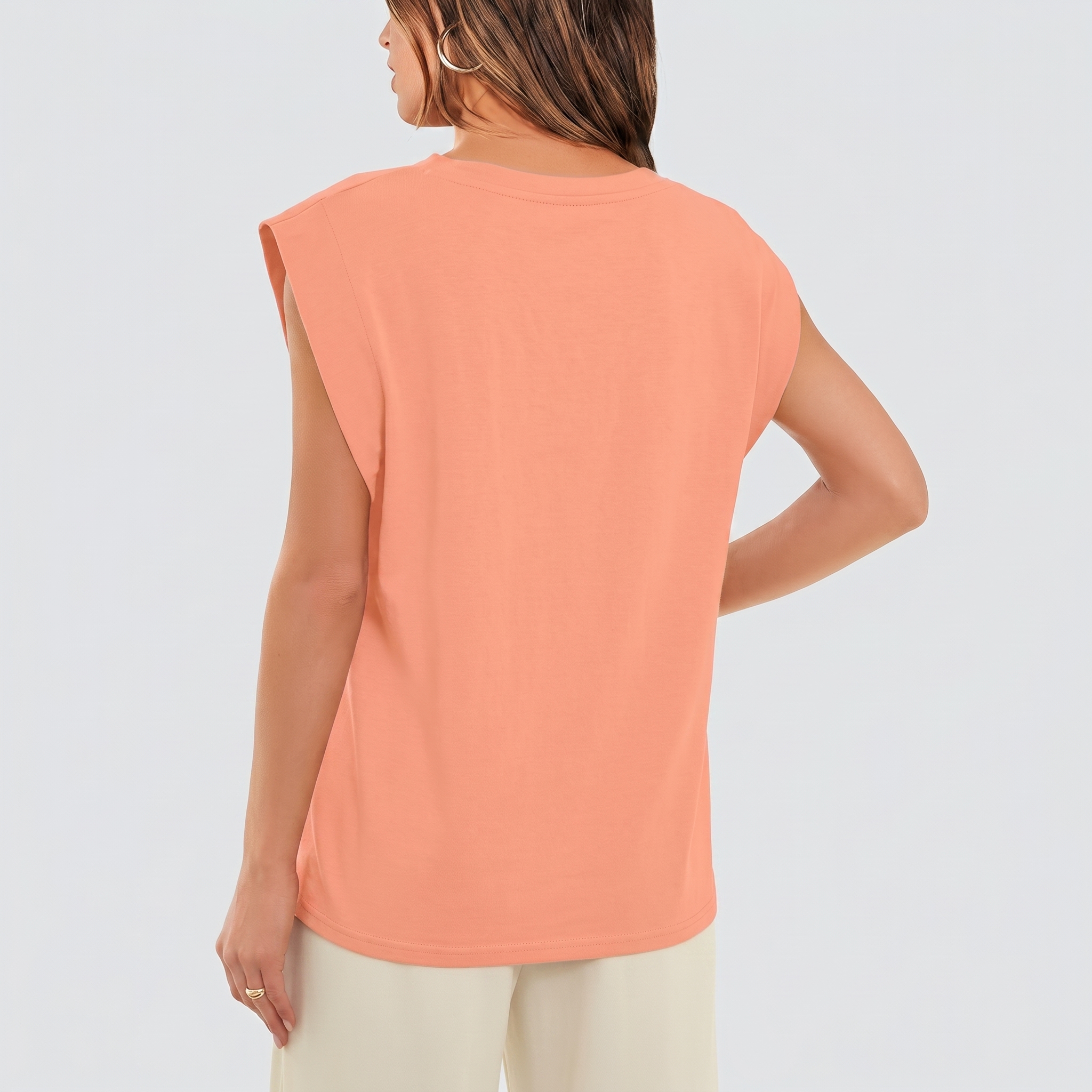 Basic Cap Sleeve Tops For Summer