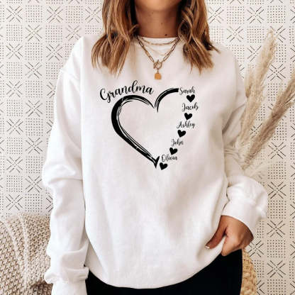 Personalized Mom Grandma T Shirt Sweatshirt And Hoodie