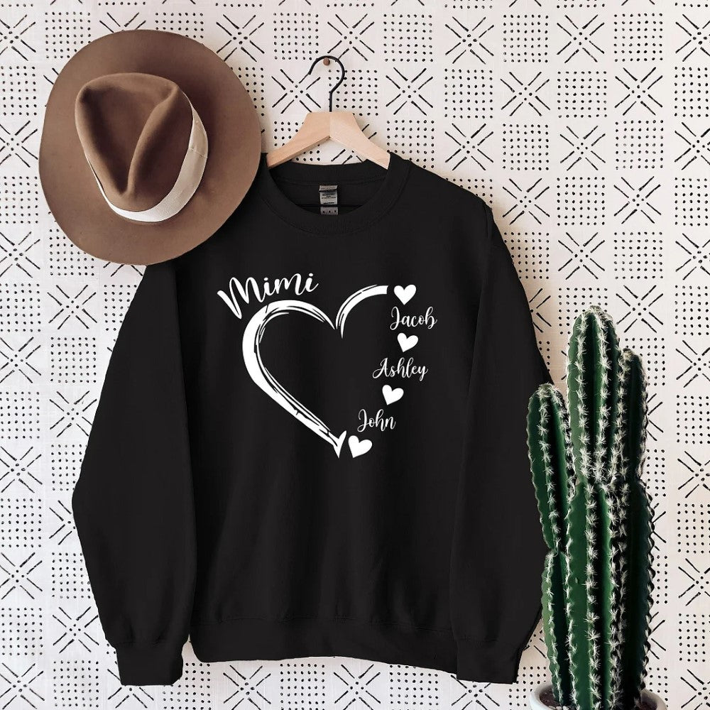 Personalized Mom Grandma T Shirt Sweatshirt And Hoodie