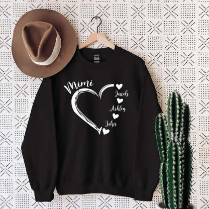 Personalized Mom Grandma T Shirt Sweatshirt And Hoodie