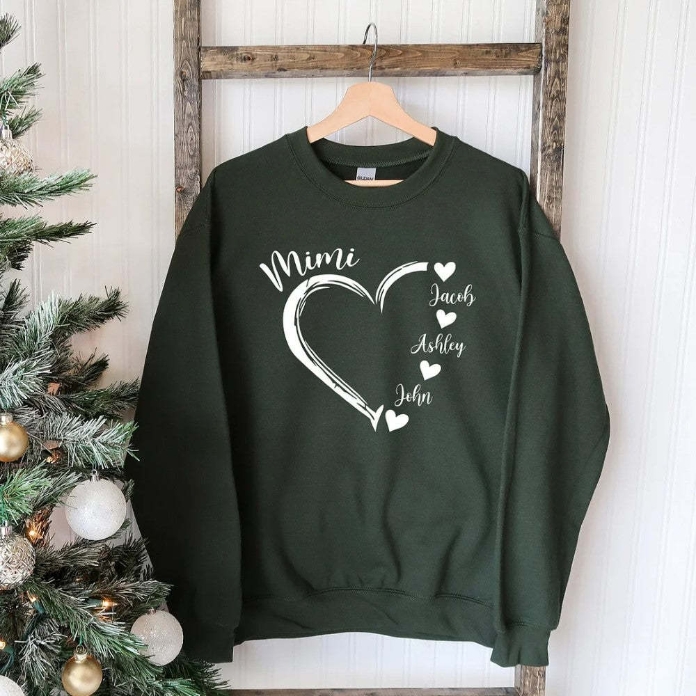 Personalized Mom Grandma T Shirt Sweatshirt And Hoodie