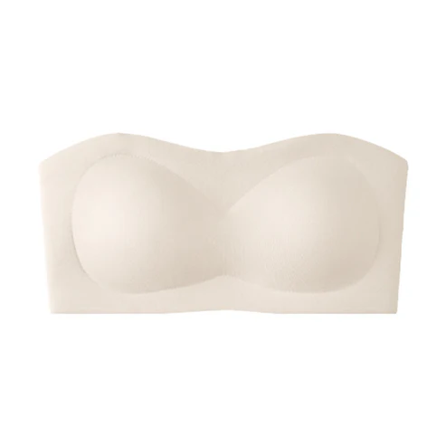 Strapless Push Up Non Slip Wireless Padded Bras For Women