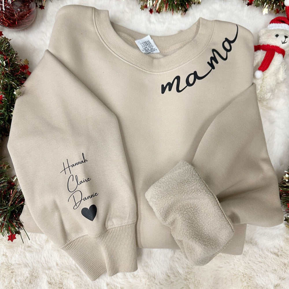 Personalized Collar Sweatshirt
