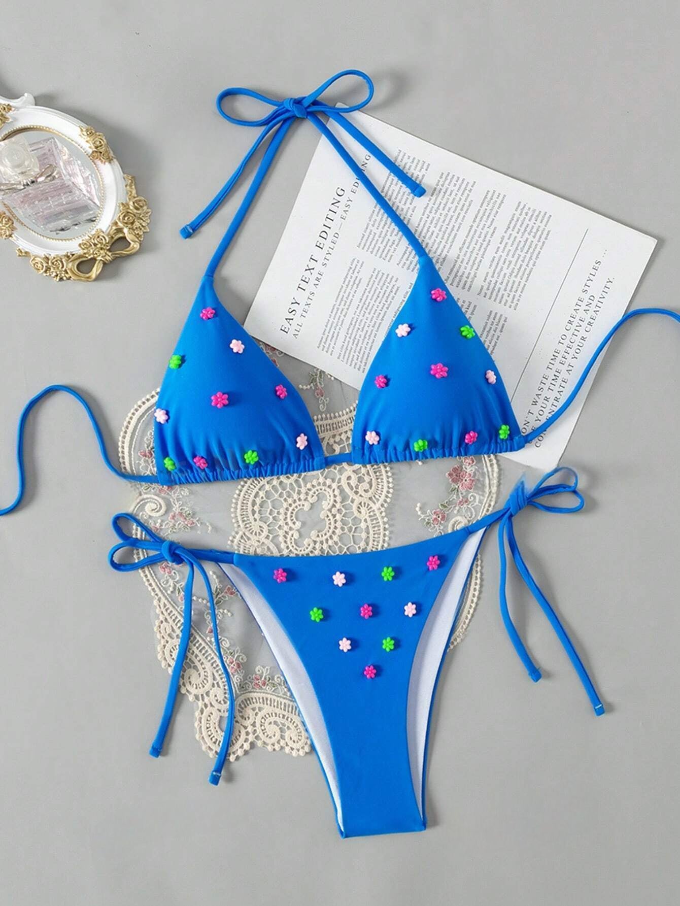 Plain Designed Bikini Sets