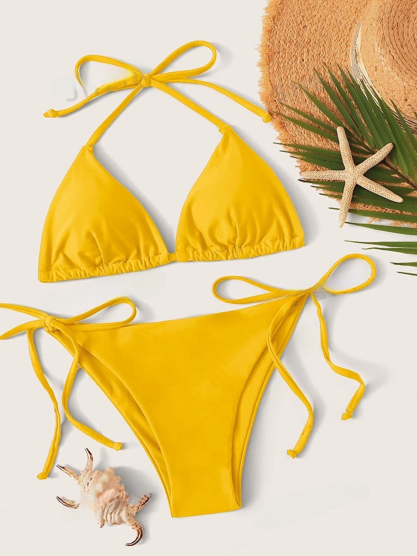 Plain Designed Bikini Sets