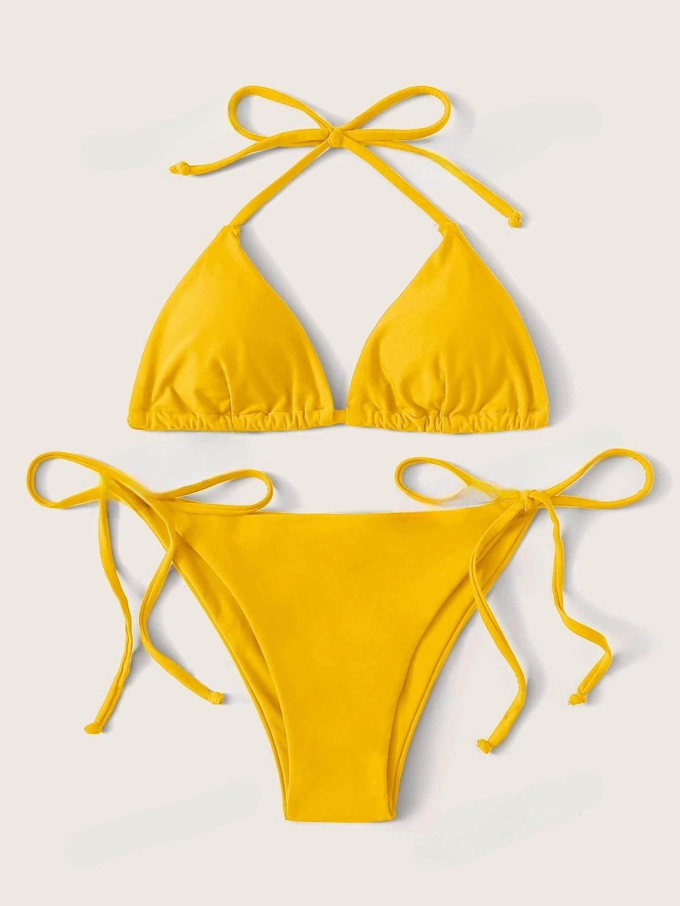 Plain Designed Bikini Sets