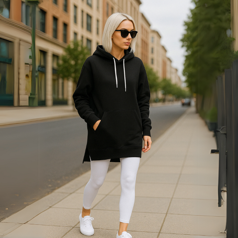 Soft Oversized Hoodie Dress – Cozy Casual Wear for Women
