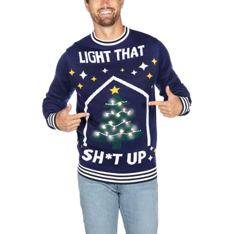Radiant Light Up Sweater for Festive Holiday Celebrations
