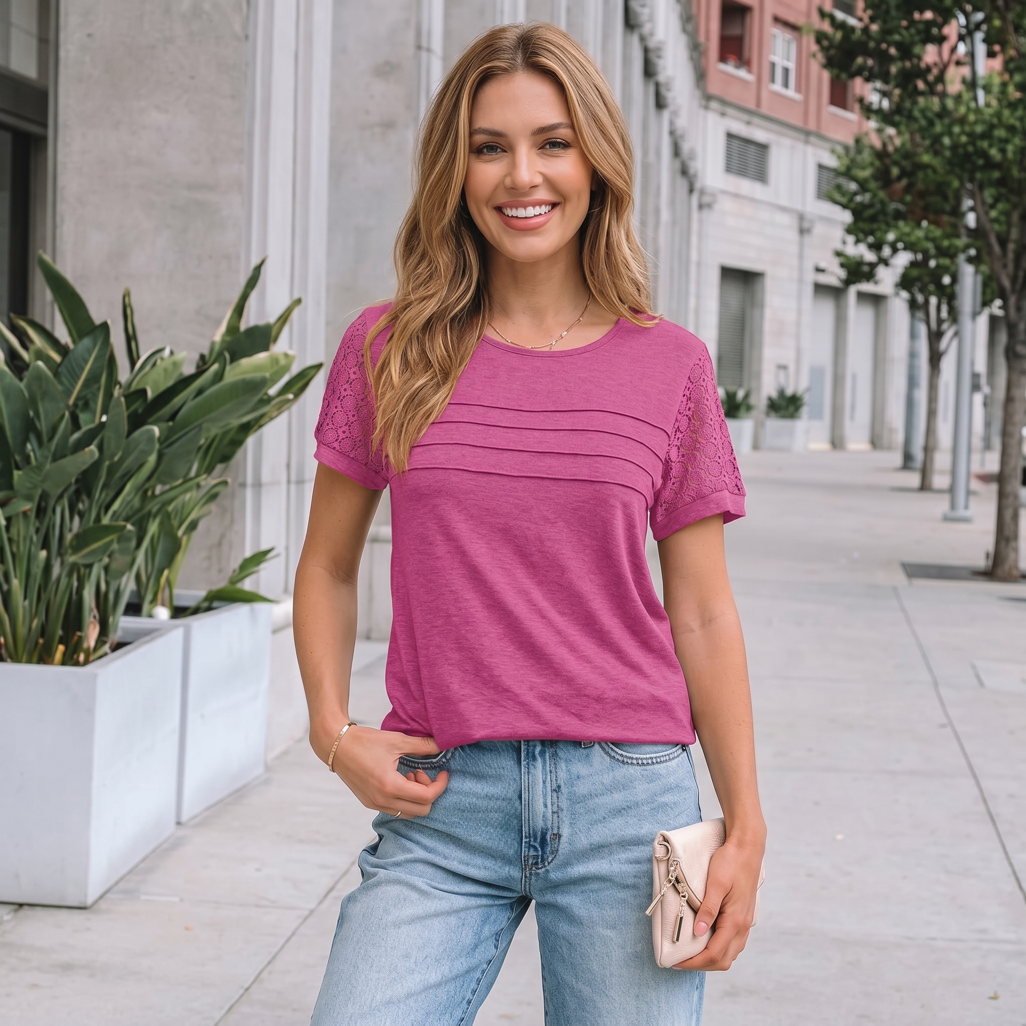 Shirts Dressy Lace Summer Tops For Women