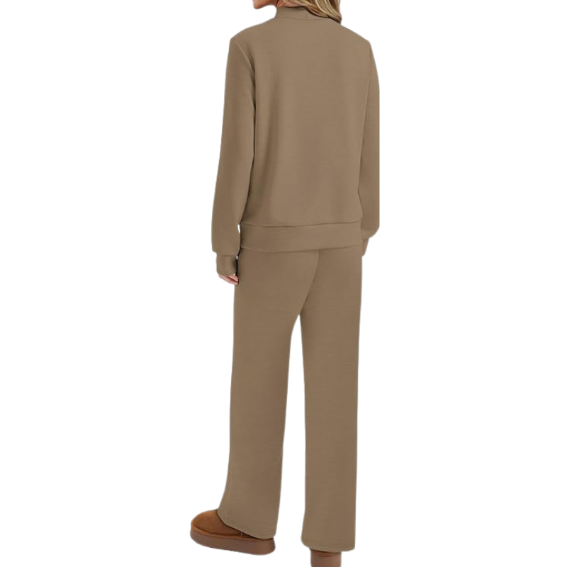 Two Piece Sets For Women Mock Neck Matching Sets Loungewear Fall Clothes