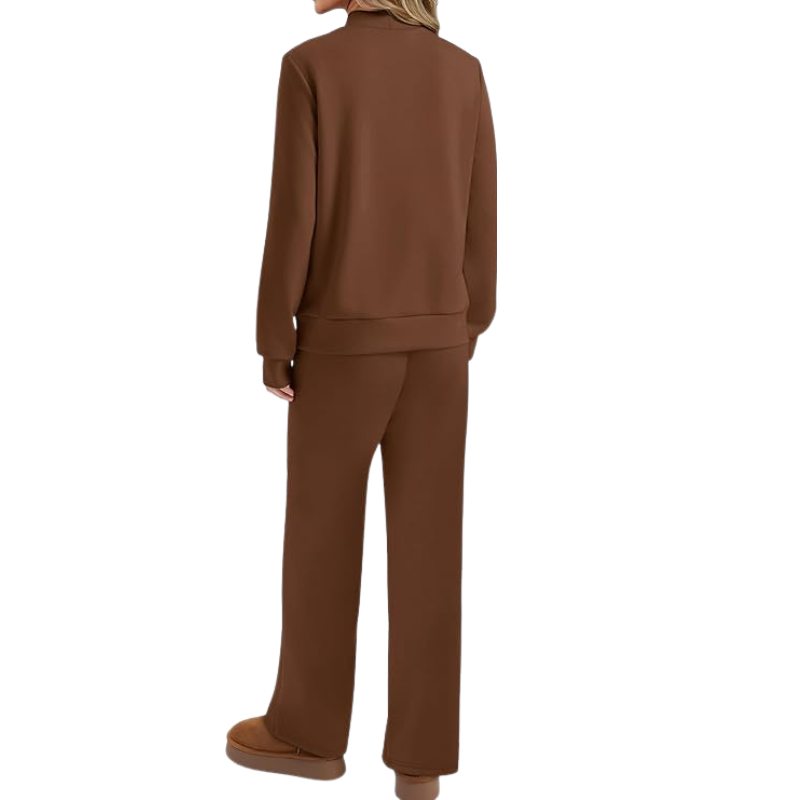 Two Piece Sets For Women Mock Neck Matching Sets Loungewear Fall Clothes