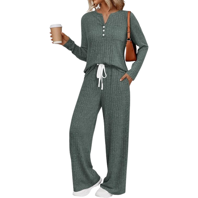 Womens 2 Piece Lounge Sets Matching Airport Travel Outfits