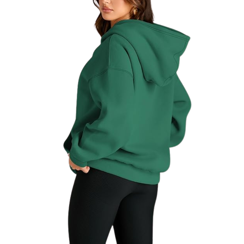 Oversized Fleece Hoodie For Womens