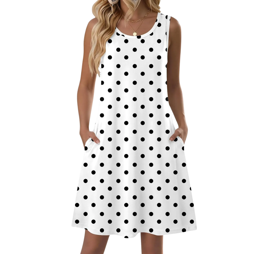 Casual Sleeveless Loose Summer Dress For Women