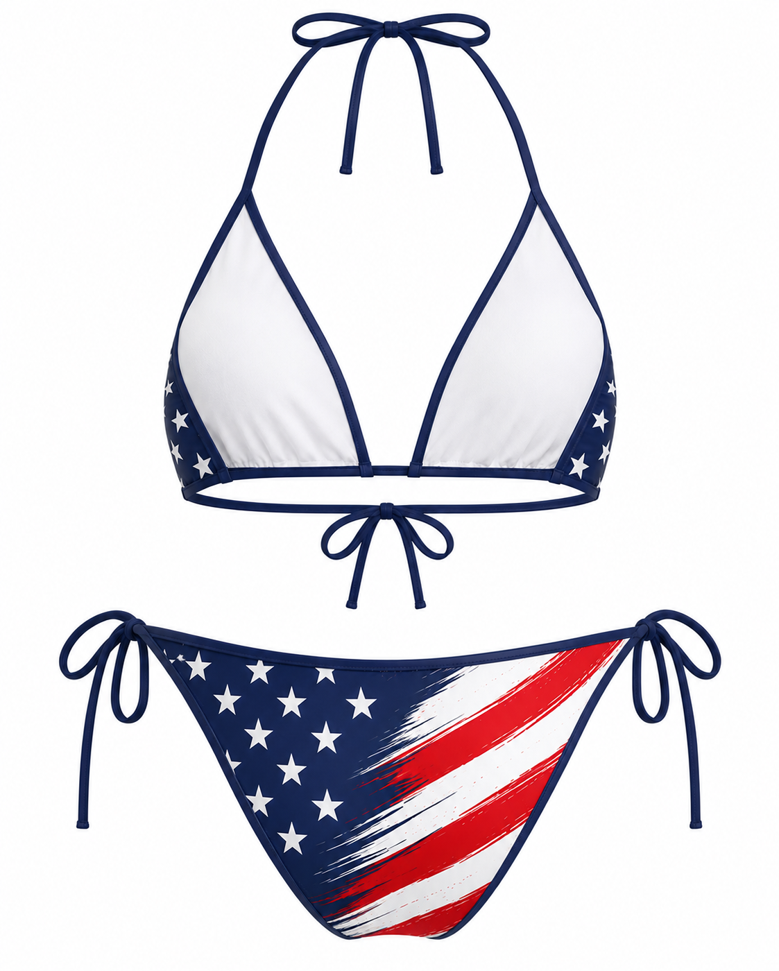 World Cup 2026 United States Football Fan Two Piece Bikini Set For Women
