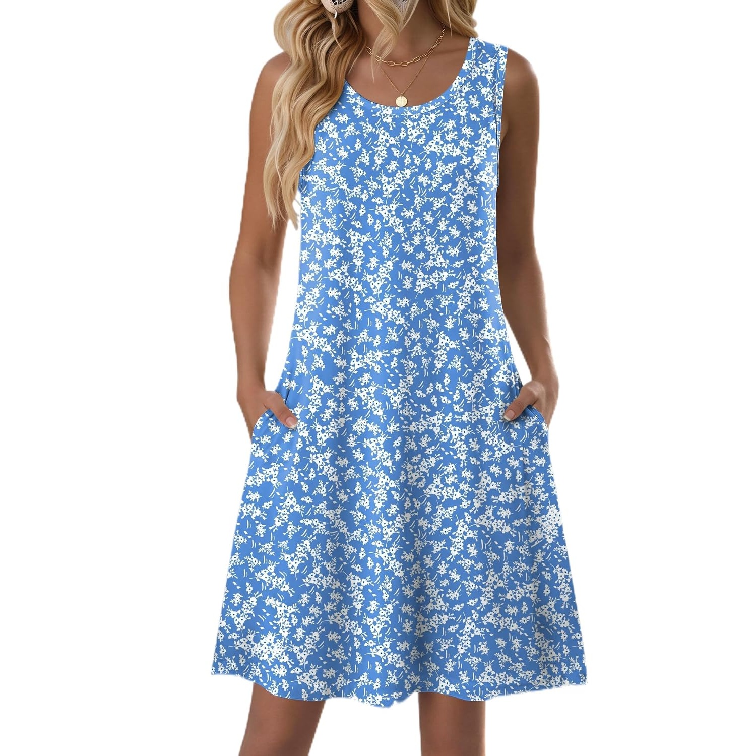 Casual Sleeveless Loose Summer Dress For Women