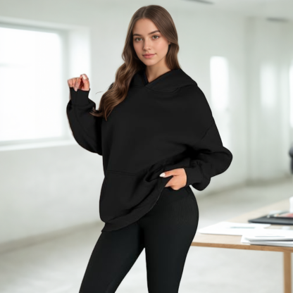 Women Oversized Fleece Hoodie Sweatshirt Pullover for Fall and Winter
