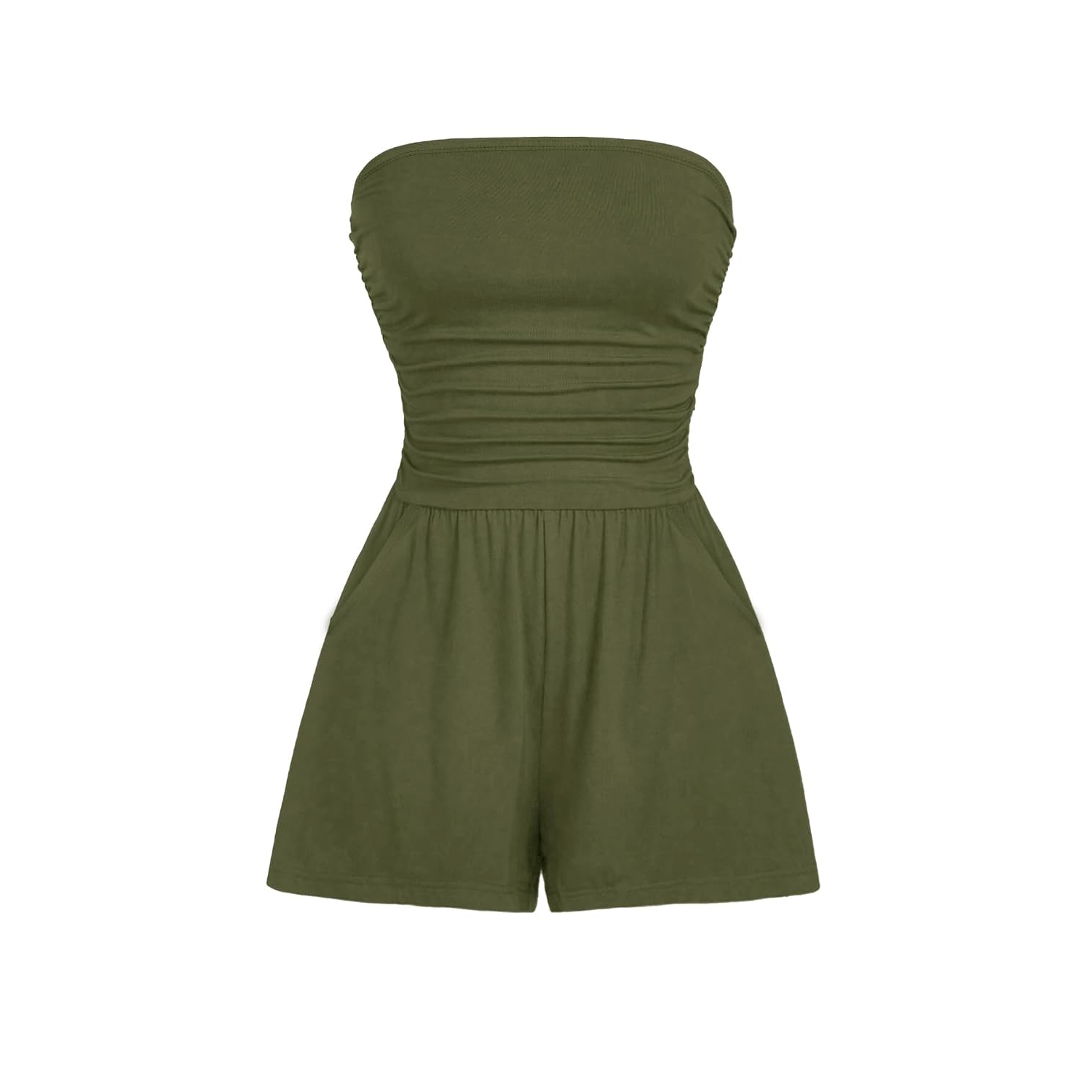 Strapless Sleeveless Jumpsuit Romper For Women
