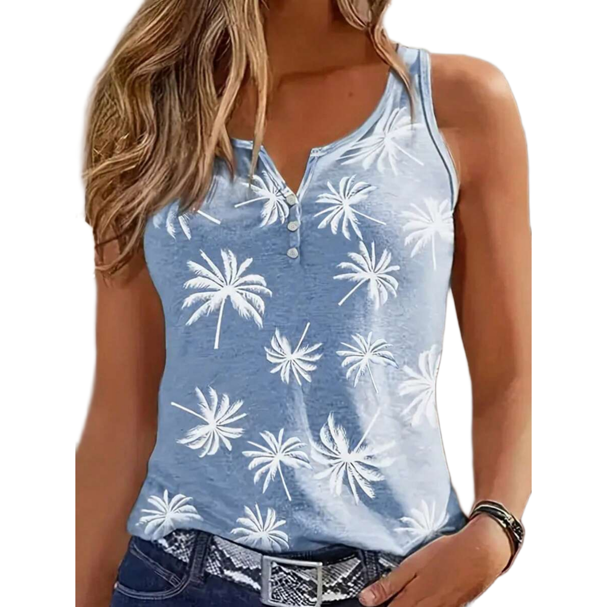 Casual Sleeveless Tank Top For Women