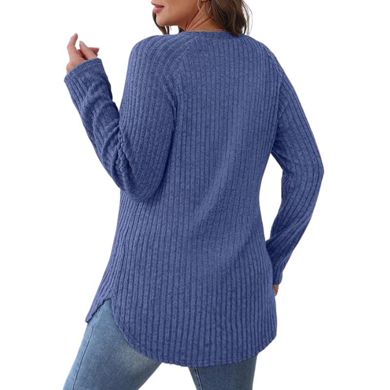 Long Sleeve Shirts For Women Fall Clothes Tunic Tops Loose Fit