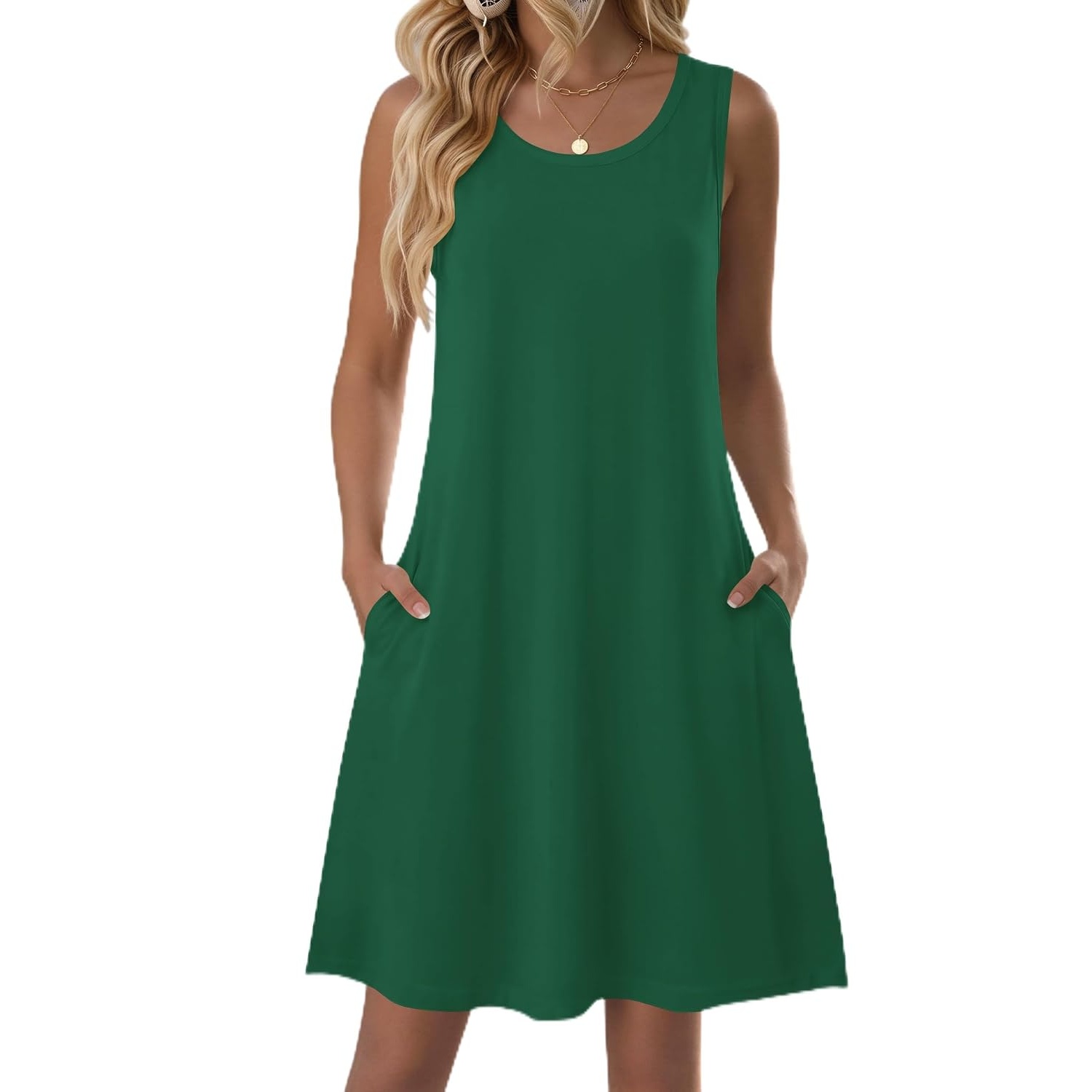 Casual Sleeveless Loose Summer Dress For Women
