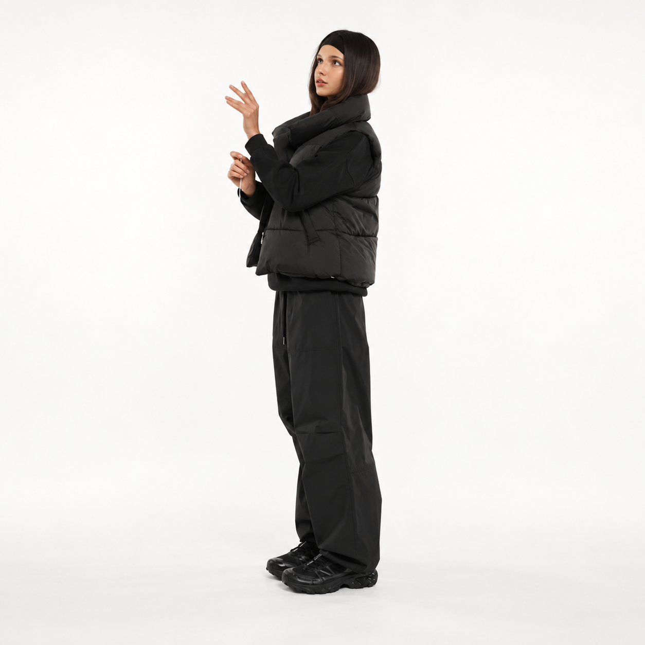 Casual Sleeveless Water Repellent Puffer Vest For Women