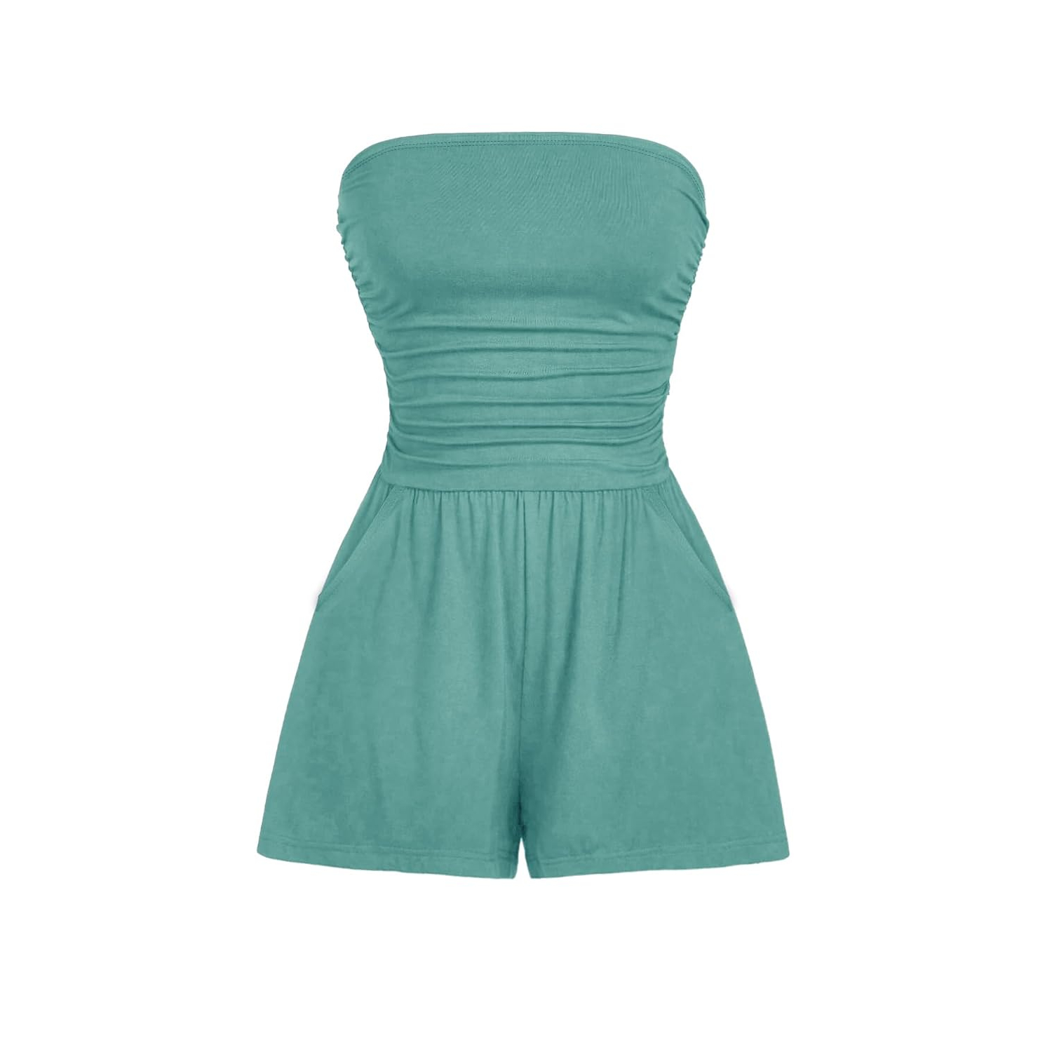 Strapless Sleeveless Jumpsuit Romper For Women