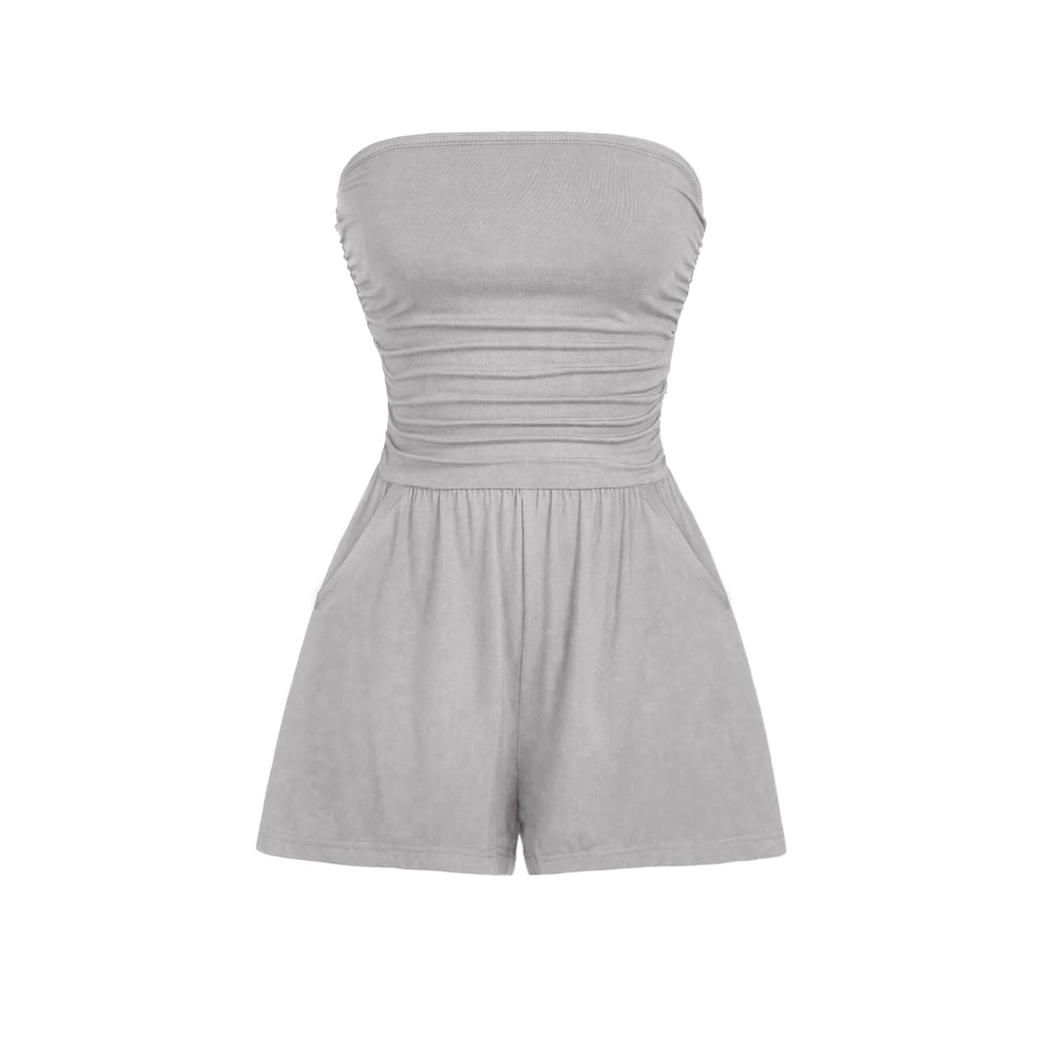 Strapless Sleeveless Jumpsuit Romper For Women