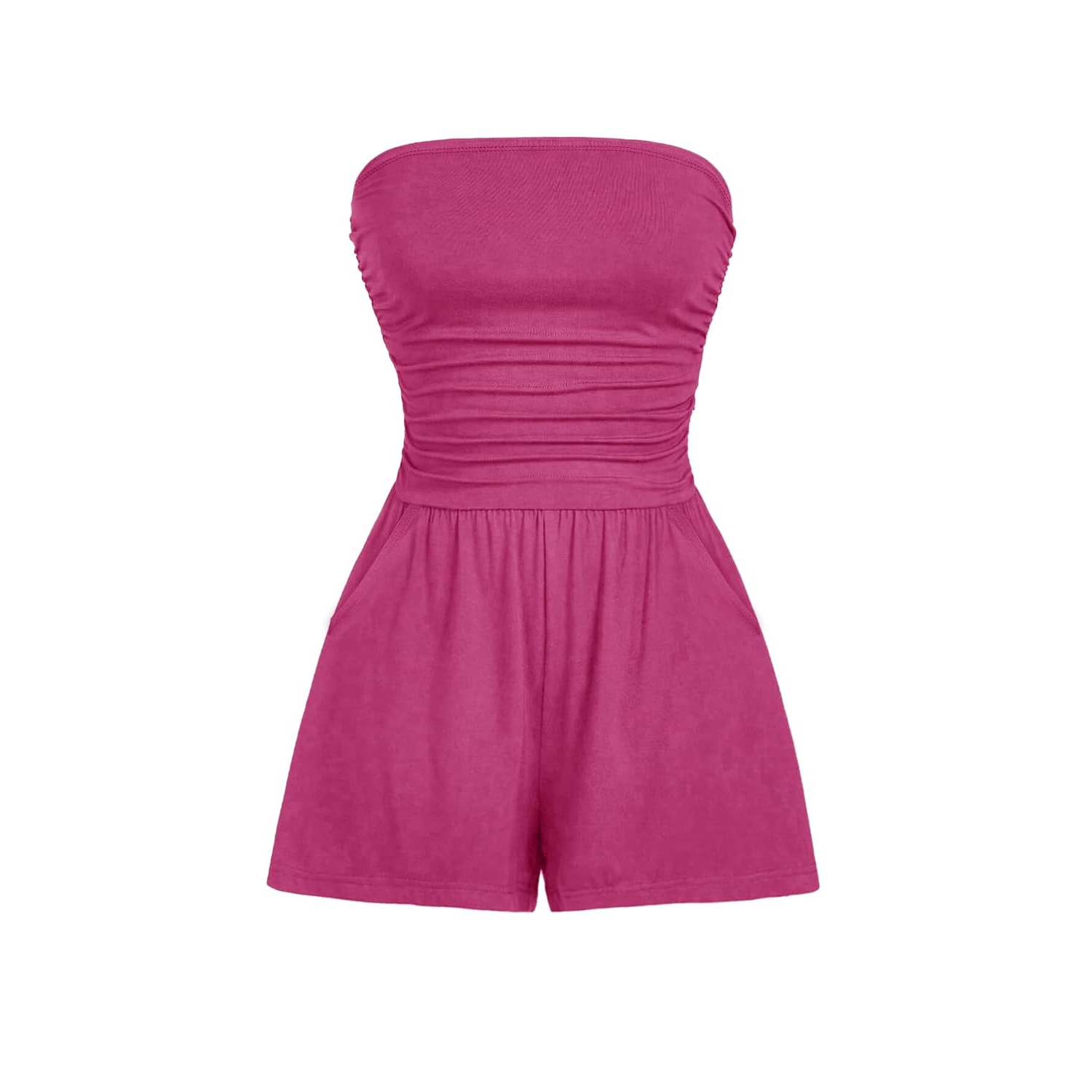 Strapless Sleeveless Jumpsuit Romper For Women