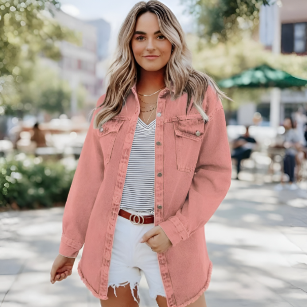 Oversized Denim Jacket For Women