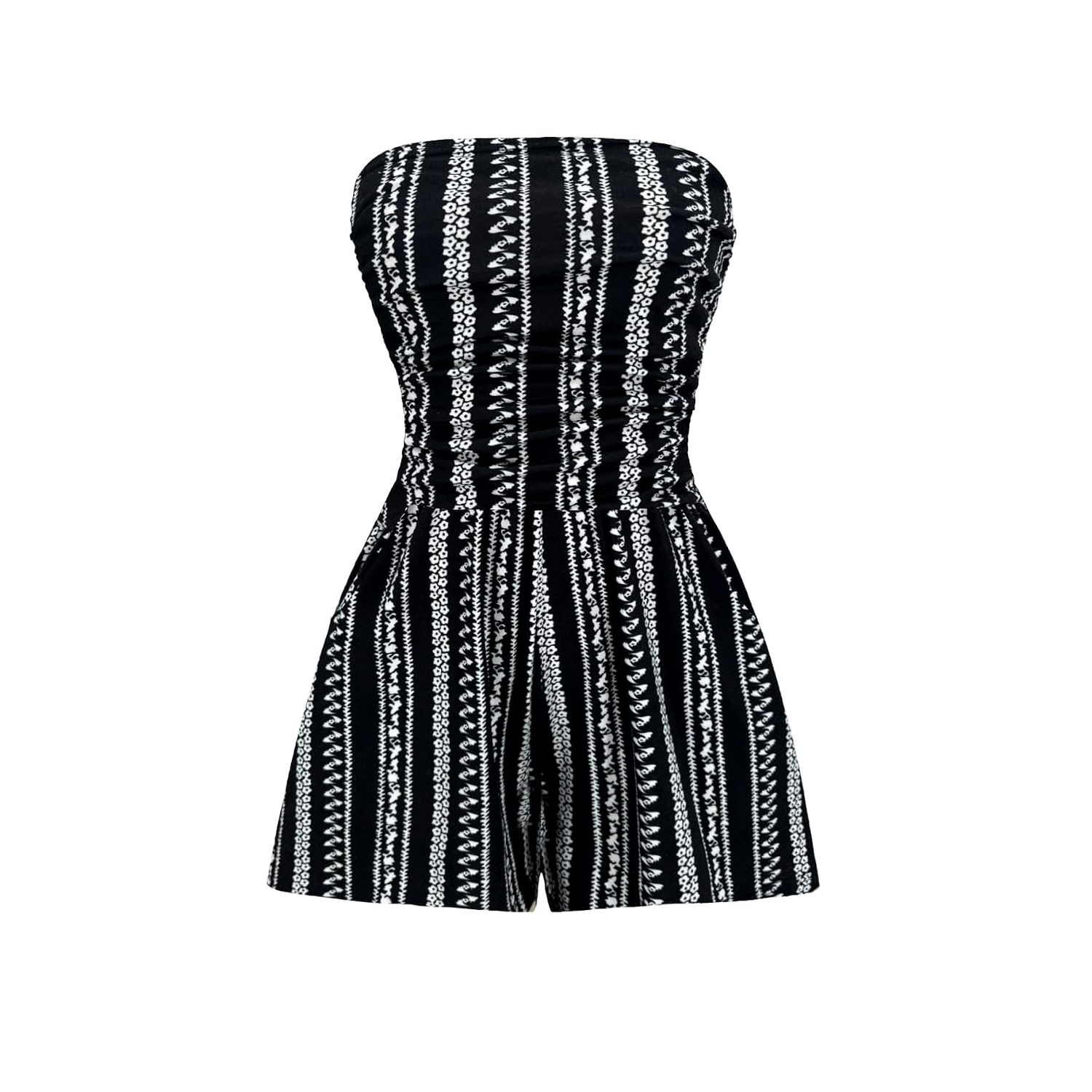 Strapless Sleeveless Jumpsuit Romper For Women