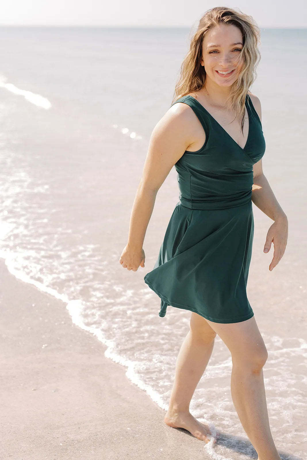 Swim Top Skort Set / Romper