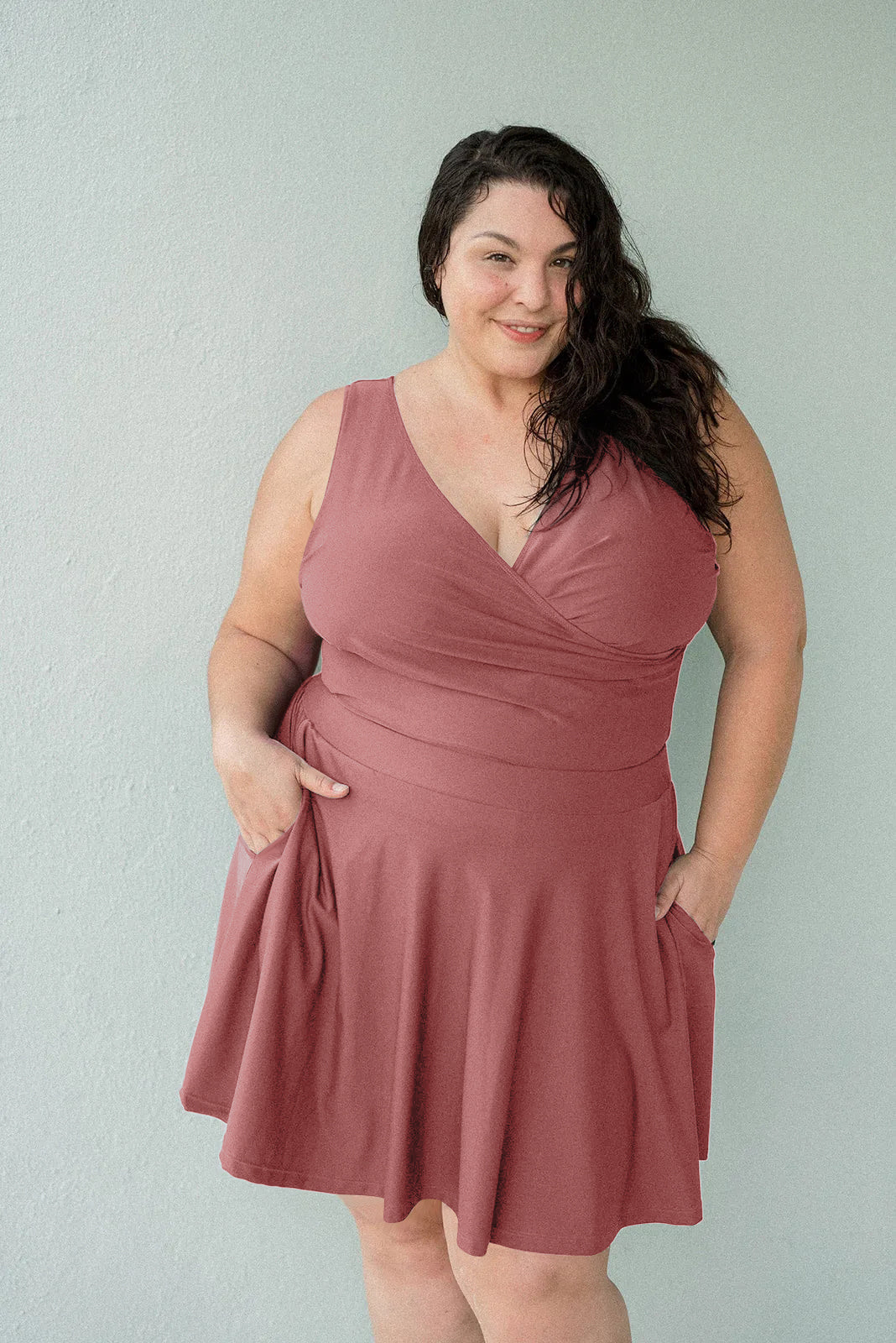 Swim Top Skort Set / Romper