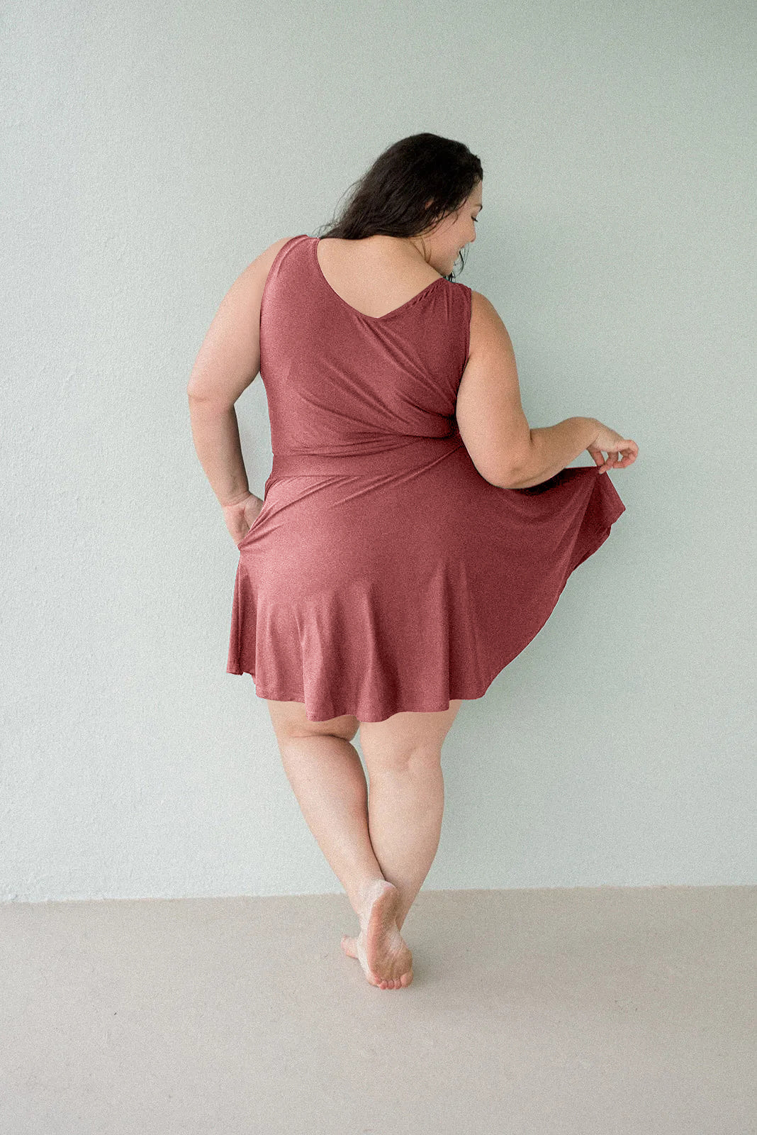 Swim Top Skort Set / Romper