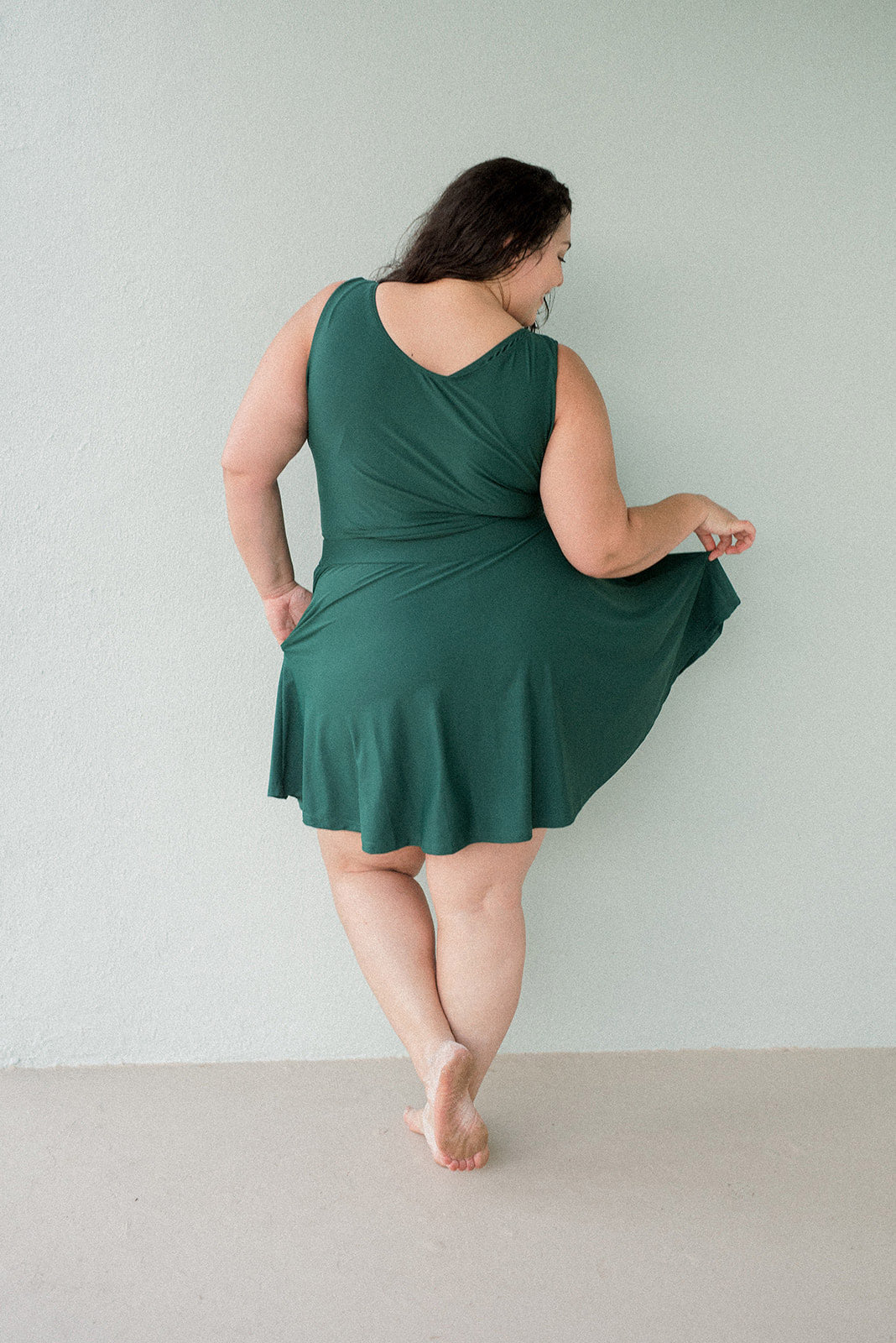 Swim Top Skort Set / Romper