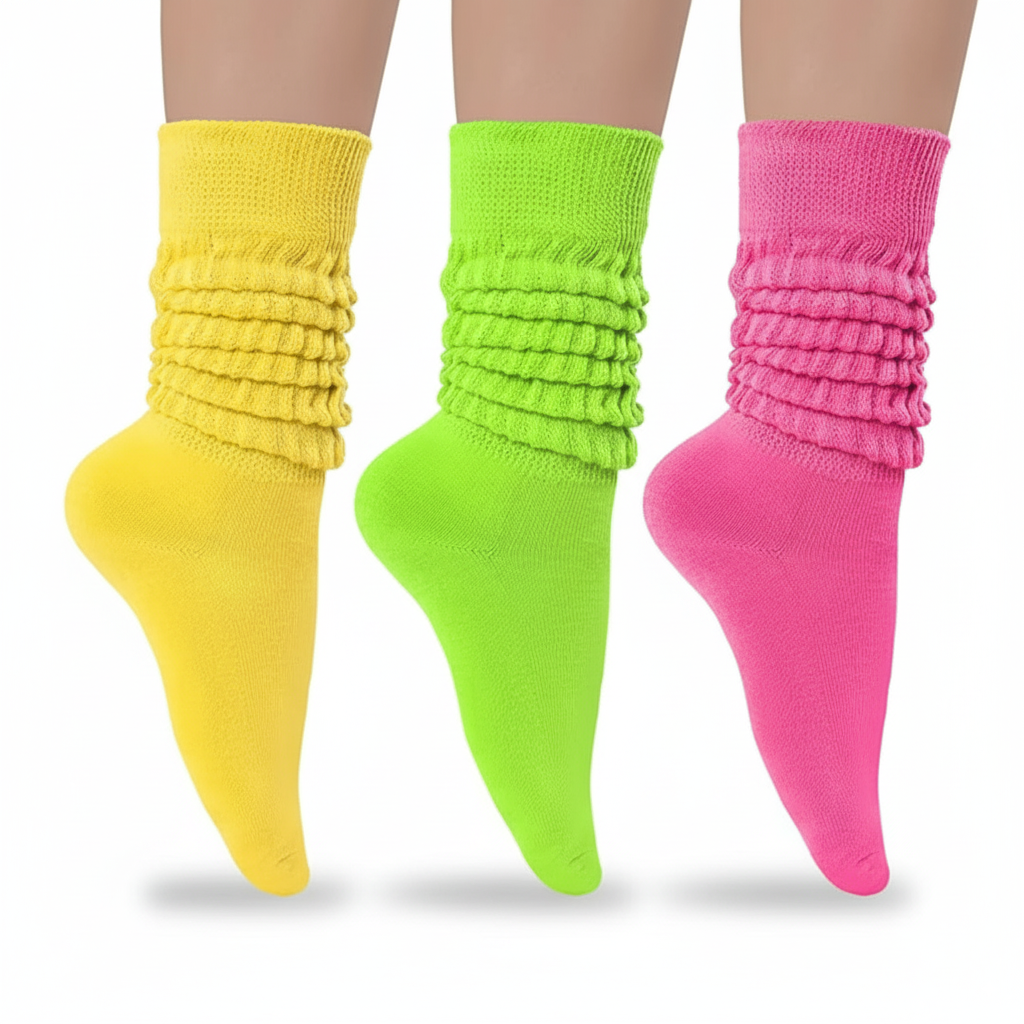 3 Pair Pack Women Knit Slouch Socks3 Pairs Knit Slouch Socks For Women - Image 8