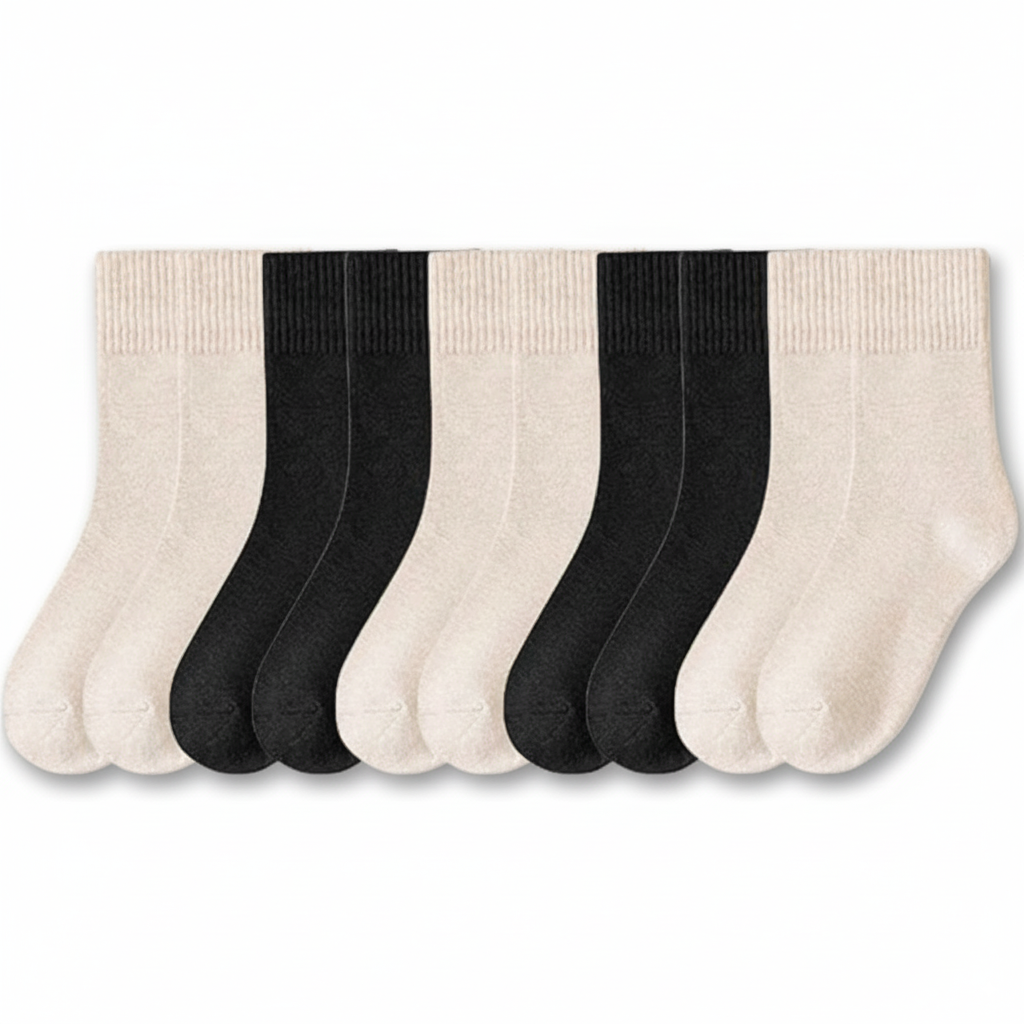 Pack Of 5 Bamboo Mini Crew Socks