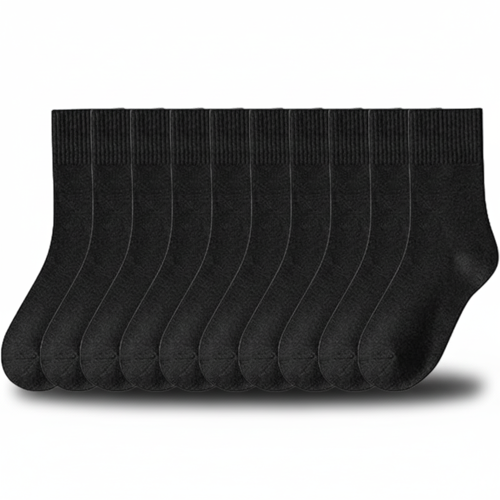 Pack Of 5 Bamboo Mini Crew Socks5 Pairs Of Bamboo Mini Crew Socks - Image 7