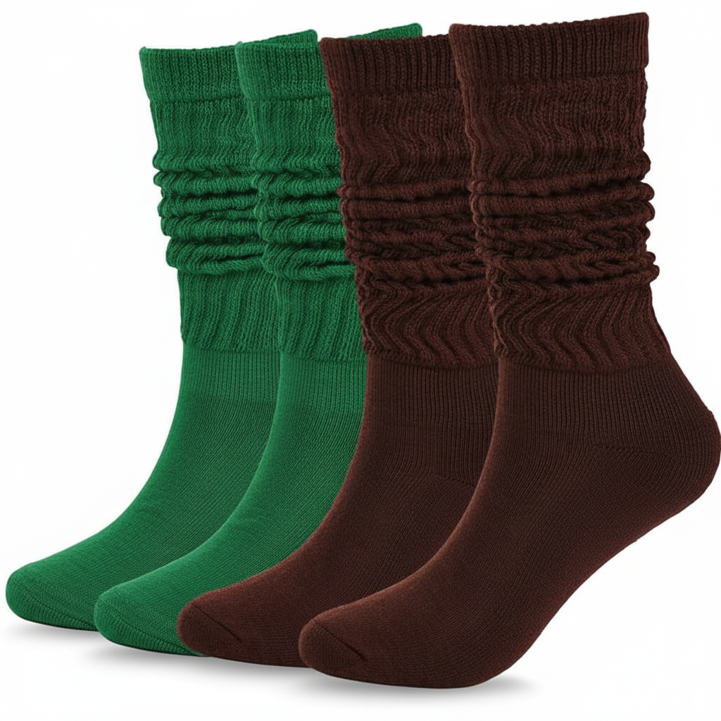 Slouch Socks for Women with Extra Long Knit DesignSlouch Socks For Women With Extra Long Knit Design - Image 9