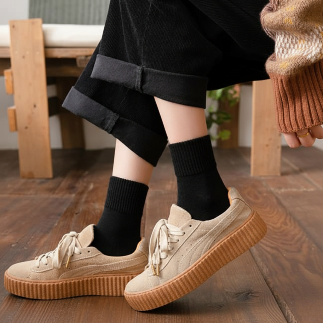 Pack Of 5 Bamboo Mini Crew Socks5 Pairs Of Bamboo Mini Crew Socks - Image 6