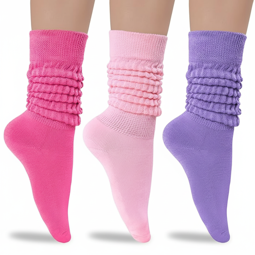 3 Pair Pack Women Knit Slouch Socks3 Pairs Knit Slouch Socks For Women - Image 13