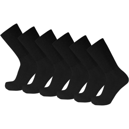 6 Pair Non Binding Neuropathy Socks For Support-Plantar Socks
