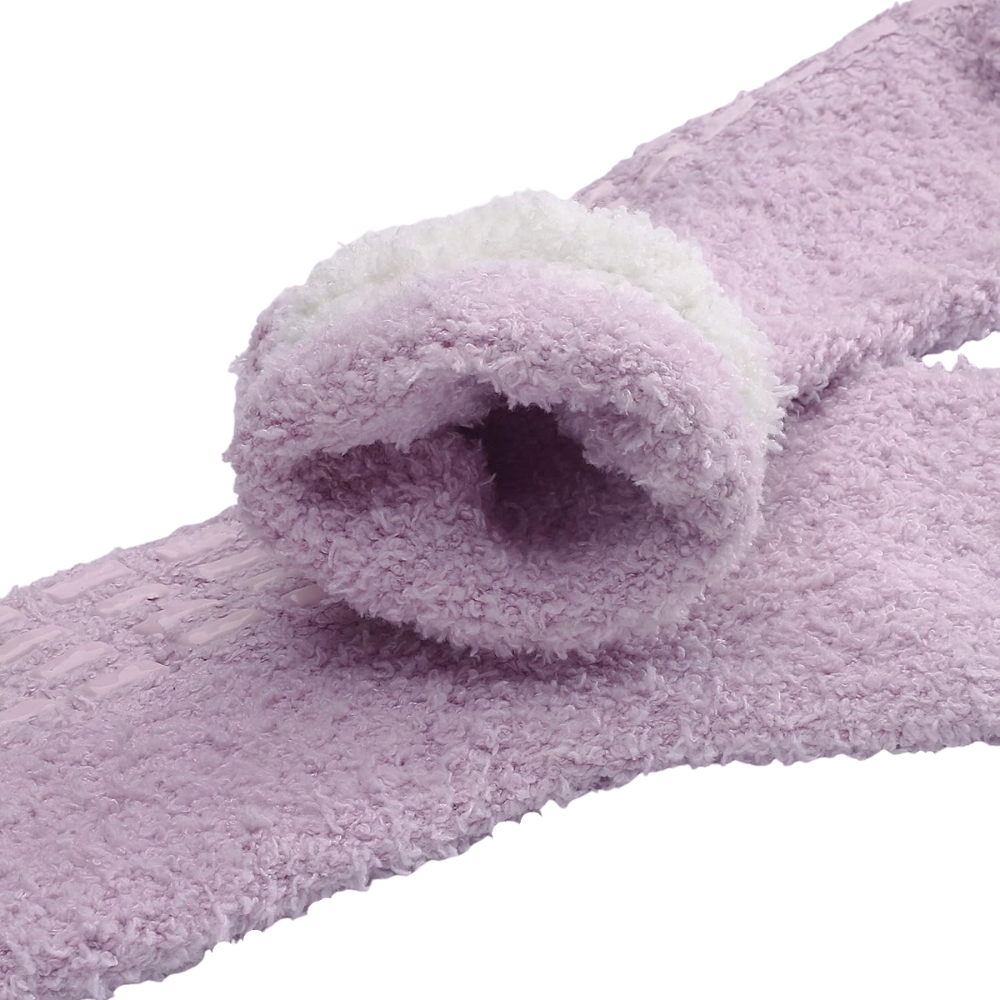 6 Pairs Women Non Slip Grip Slipper Socks